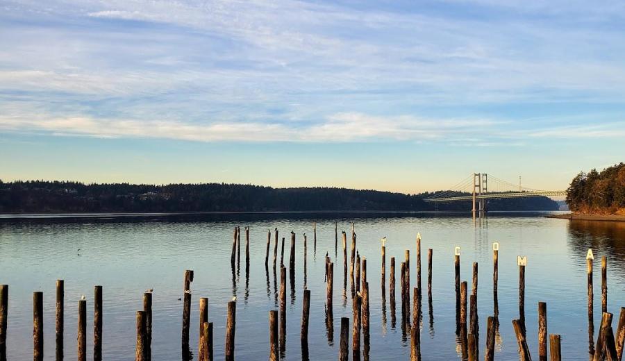 Titlow Beach in University Place, WA