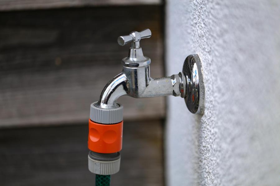 New water tap spigot for garden